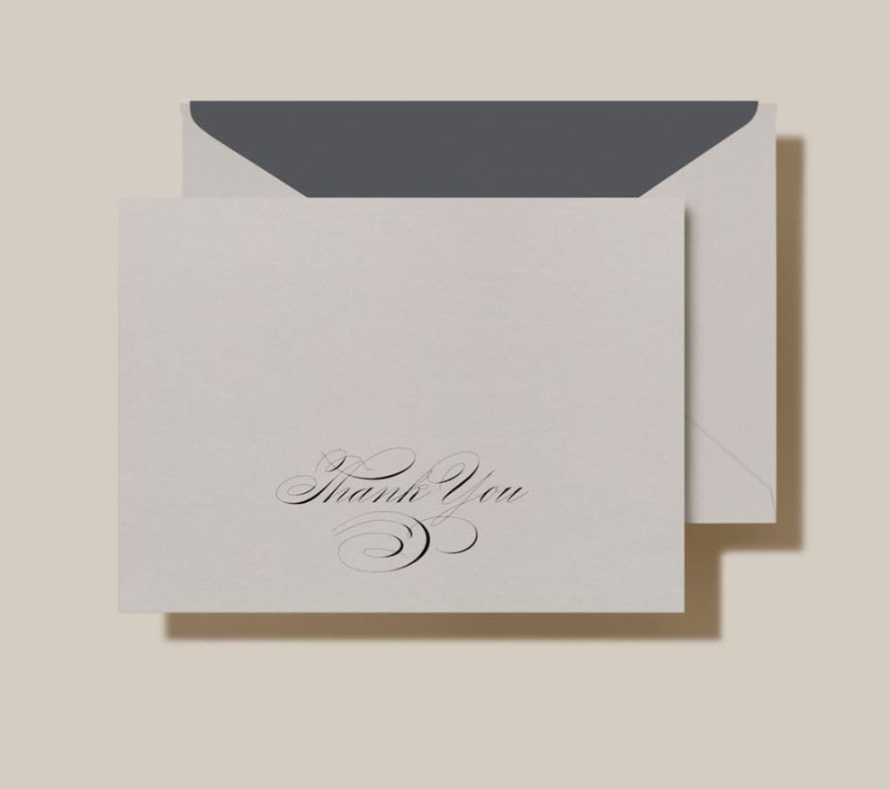 Crane & Co. Flourish Thank You Note