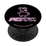 Peppa Pig Fierce Flames Logo PopSockets Standard PopGrip