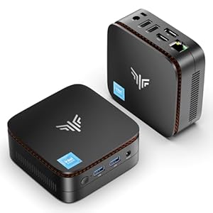 ACEMAGICIAN Mini PC Ιntel Alder Lake Ν95 3.4GHz 16GB DDR4 RAM 512GB M.2 SSD Micro Desktop Computer, 4K UHD HDMI+DP, Dual Bande WiFi/BT4.2/Gigabit Ethernet für Business, Heimkino, W11 Pro