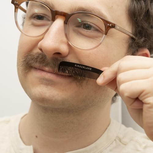 Peine Mini Mostacho Acero Inoxidable miniatura 2