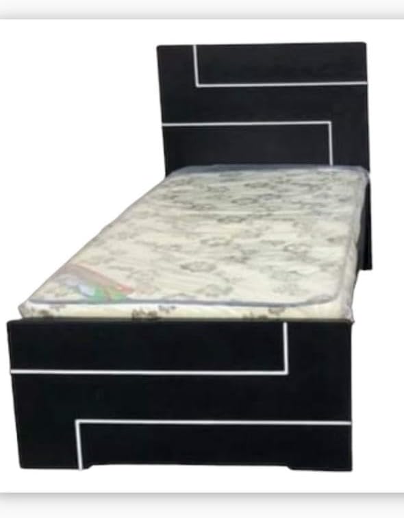 Single Bed, Mattress Included single bed, crafted from MDF, is designed to provide both comfort and style to your bedroom. is perfect for a single sleeper.