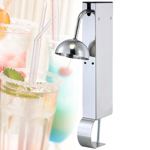 vnmudzeo Enfriador InstantáNeo De Vasos De Co2 Vertical,Congelador De Vasos De Cerveza De Acero Inoxidable Enfriador De Cerveza con Co2 InstantáNeo para Bares, Discotecas Y Restaurantes