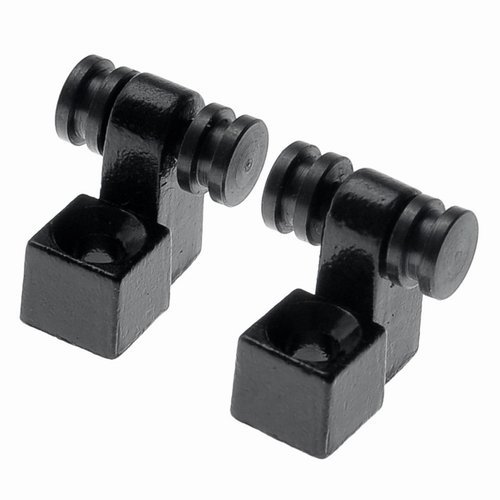 Greenten Roller String Trees String Tree Guide Retainer,4 Bolt Neck Plate Plain And Loaded Jack Socket Plate, Black #TOP4