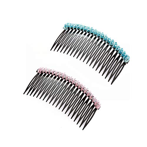 JONKY Vintage Cystal Hair Side Combs AS Resin Pi in Pakistan