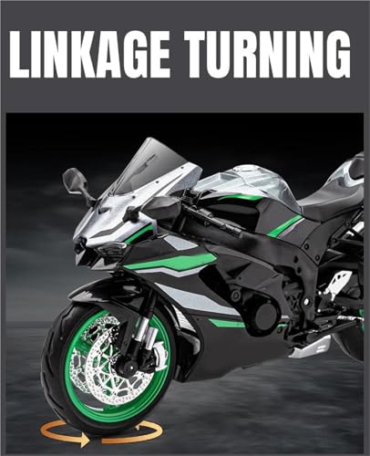 Kawasaki Ninja ZX10R 1:12 moulée sous pression pour passionnés de deux-roues sportifs - 4