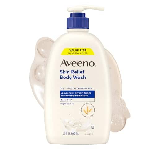 Aveeno Skin Relief Body Wash with Triple Oat Complex, Fragrance-Free,
