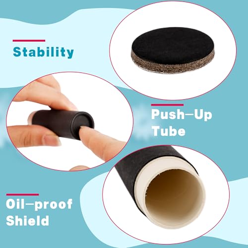 30 Pcs Paperboard Lip Balm Tubes Black Refillable Paper Lipstick Containers Round Cardboard Empty Lip Gloss Tubes for Solid Ointment DIY Cosmetic Storage4