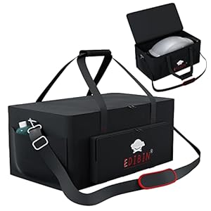 EDIBIN Carry Bag for Weber Q1200, Q1000, Q1400 Electric Grill - 600D Heavy Duty Weather Resistant