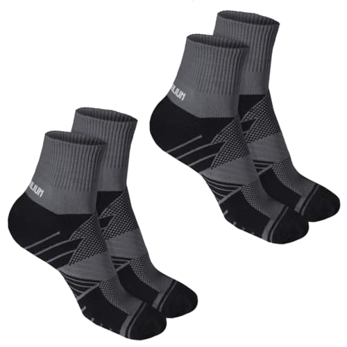 Image of HEELIUM Bamboo Athletic Socks for Men & Women | 3X Tougher & Durable, Ultra Soft & Blister Resistant | Perfect for Gym, Sports & Long Distance Running