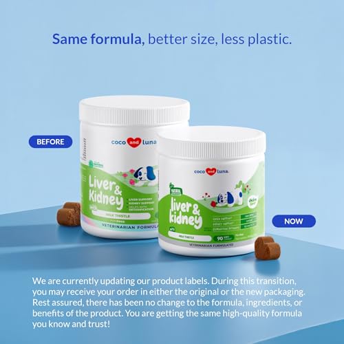 Image of Milk Thistle for Dogs 90 Soft Chews - Liver, Kidney Detox & Hepatic