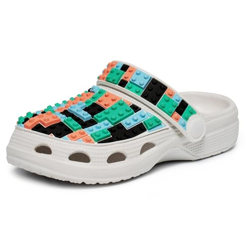 HLMBB Kids Boy Slides Sandals Big Kid 14 Non-Slip Novelty Clogs Boys Girls Garden Shoes Comfy Child Slipper For Beach Pool Shower Indoor Outdoor Sandals Yellow Green