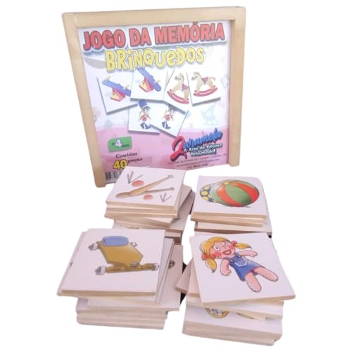 Jogo da Memória Brinquedos Brinquedo Educativo Infantil Pedagógico Alfabetização Menina Menino