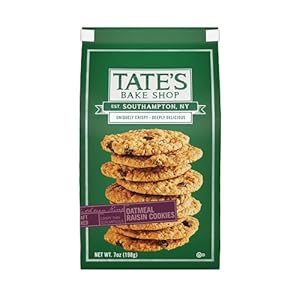 Tate’s Bake Shop Oatmeal Raisin Cookies, 7 oz