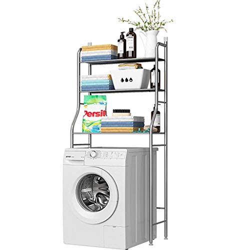 Handtuchständer Waschmaschine Rack Space Saver über das Badezimmer Eckstand Speicher-Organisator-Zubehör Badezimmer-Schrank Turm Regal mit Open