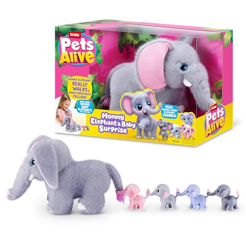 Pets Alive-Mommy & Baby Surprise-Series 1-Mommy Elephant & Baby Surprise