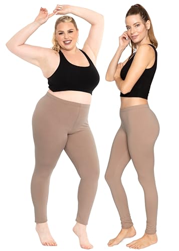 Image of STRETCH IS COMFORT Cotton Capri Leggings, Knee Length Pants, Plus Size | Soft pull-on comfort, lightweight summer feel, ankle option, casual layering, cotton leggings, black capris, under dresses