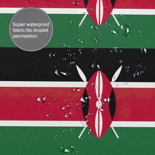 Rideau de douche Kenya imperméable 183x183 résistant avec boutons-pression - 7