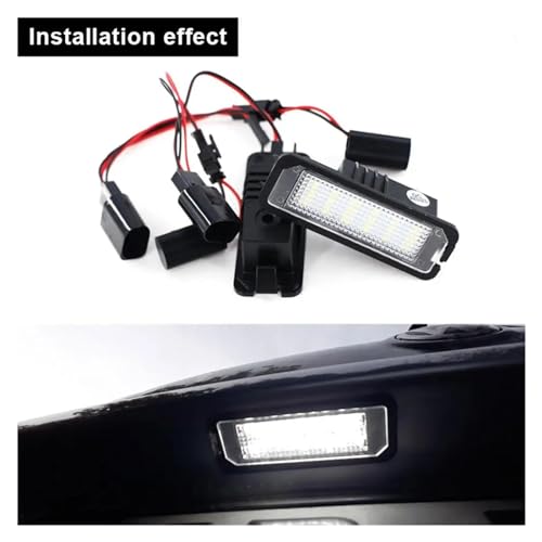 Placa de matrícula LED 12V Canbus para VW Passat CC Golf y Seat 5