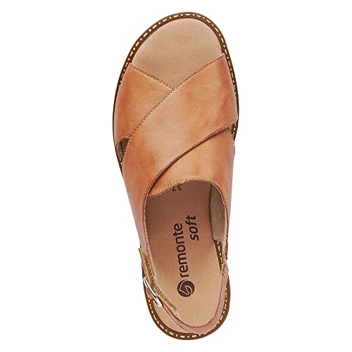 Remonte D3650, Sandali Bassi Donna, Noccia/24, 37