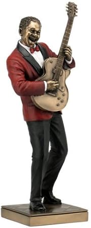 Guitar Player Statue Sculpture Figurine - Jazz Band Collection