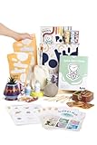 Pott'd at Home Pottery Kit for Adults. Air Dry Clay Kit for Beginners. Craft Kit for Adults Includes: Air-Dry Clay for Adults, Tools, Paints, Brushes, Sealant, How-to-Guides