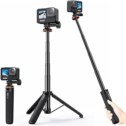 Vkesen Mini Stativ mit Teleskop Stick für GoPro Cover
