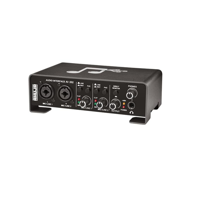 AHUJA AUDIO INTERFACE AI-202 (2 * 2 USB)-image-28
