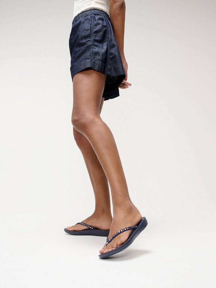 Image of FitFlop Iqushion Multi-Crystal Ergonomic Flip-Flops