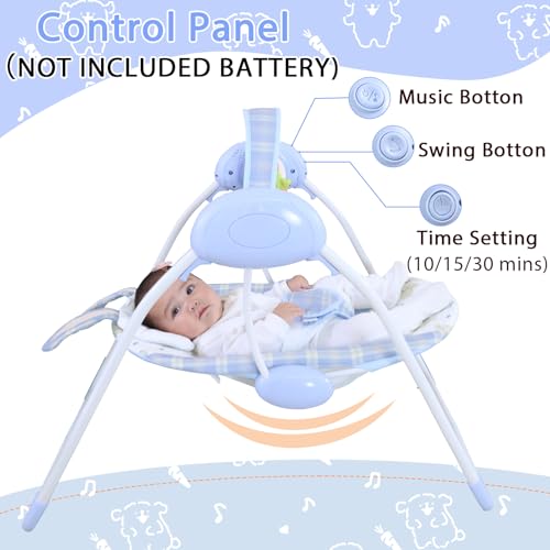 Portable Baby Swing with Music