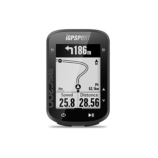 iGPSPORT BSC200 Ciclocomputador GPS, Navegação de Rota Tela de 2,5 Polegadas IPX7 à Prova d'água Computador de Bicicleta/Ciclismo Sem Fio