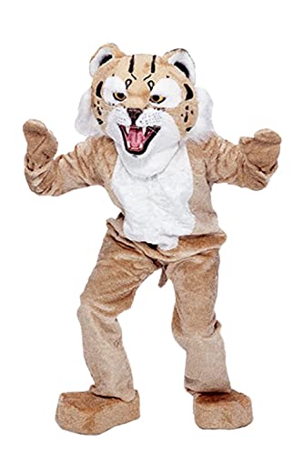 Rubie's Bobcat Mascot Costume, Brown/White, One Size