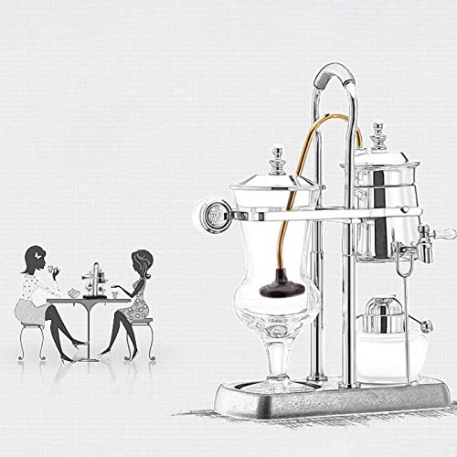 7LiuYueFei6 GaRcan Siphon-Kaffeemaschine, europäischer Stil, Gold, manuell, Retro, Vakuum-Kaffeekanne, 1 Stück 3 7LiuYueFei6 GaRcan Siphon-Kaffeemaschine, europäischer Stil, Gold, manuell, Retro, Vakuum-Kaffeekanne, 1 Stück