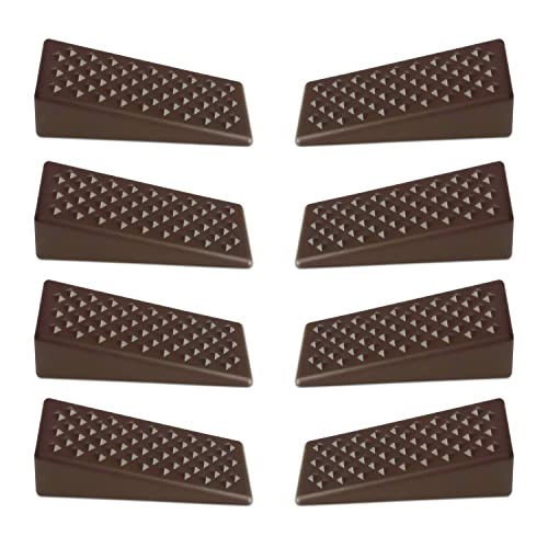 Türstopper braun - Türkeil Wandschutz - Türstopper Boden - Türstopper 8 Stück - Klebe-Tür Cover