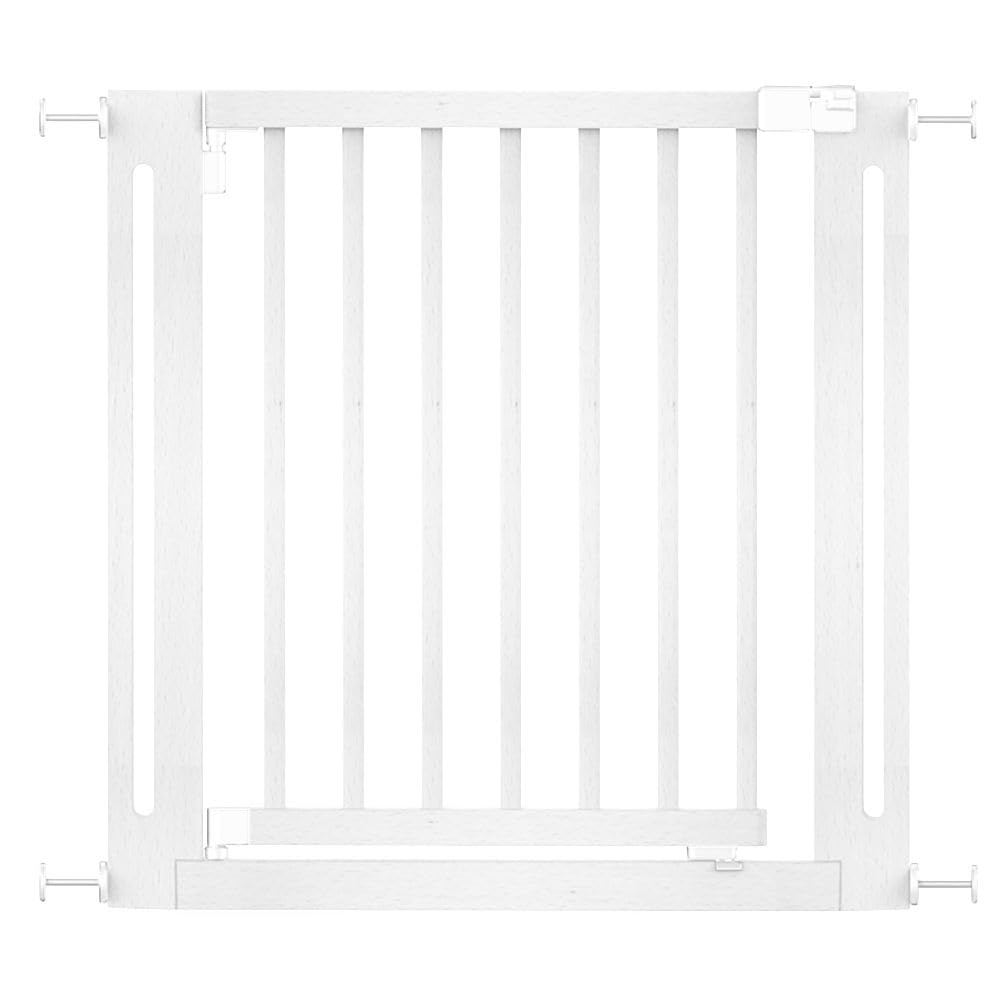Safetots (, 79Cm - 87Cm) Wooden Elegance Gate White