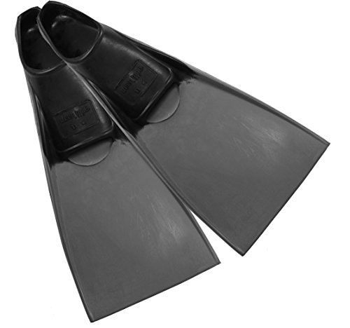 Deep Blue Gear Aquanaut II Fins for Diving, Snorkeling, and Swim, Adult Size 11-12, Grey (DBG-FN-0108-GY)