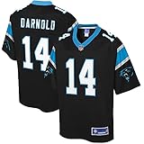 NFL PRO LINE Men's Sam Darnold Black Carolina Panthers Team Replica Player Jersey