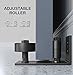 EaseLife Sliding Barn Door Bottom Floor Guide,Adjustable Roller,Wall Mount System,Flush Flat Bottom Design,8 Assemble Setup Options,Fit All Size Door,Black