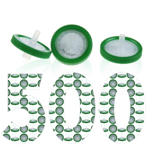 Image of Syringe Filters PES Membrane - 25 mm Membrane Diameter,0.45 um Pore Size,Pack of 500