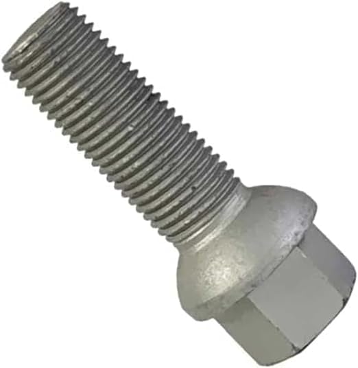 10 śrub do kół bolce koła srebrne kulkowe M14x1,5 50 mm (R14)