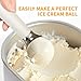 Heated Ice Cream Scoop, Rechargeable Electric Scooper for Hard IceCream, Self Warming Spoon Max to 158℉, Rust-Proof, anti freeze handle, Easy to Clean