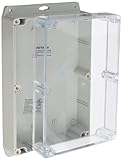 BUD Industries PN-1329-CMB Polycarbonate NEMA 4X Box 8.75" L x 5.75" W x 2.95" H, Gray