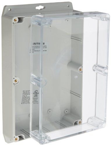 Bud Industries Pn-1329-Cmb Polycarbonate Nema 4X Box 8.75" L X 5.75" W X 2.95" H, Gray #TOP27