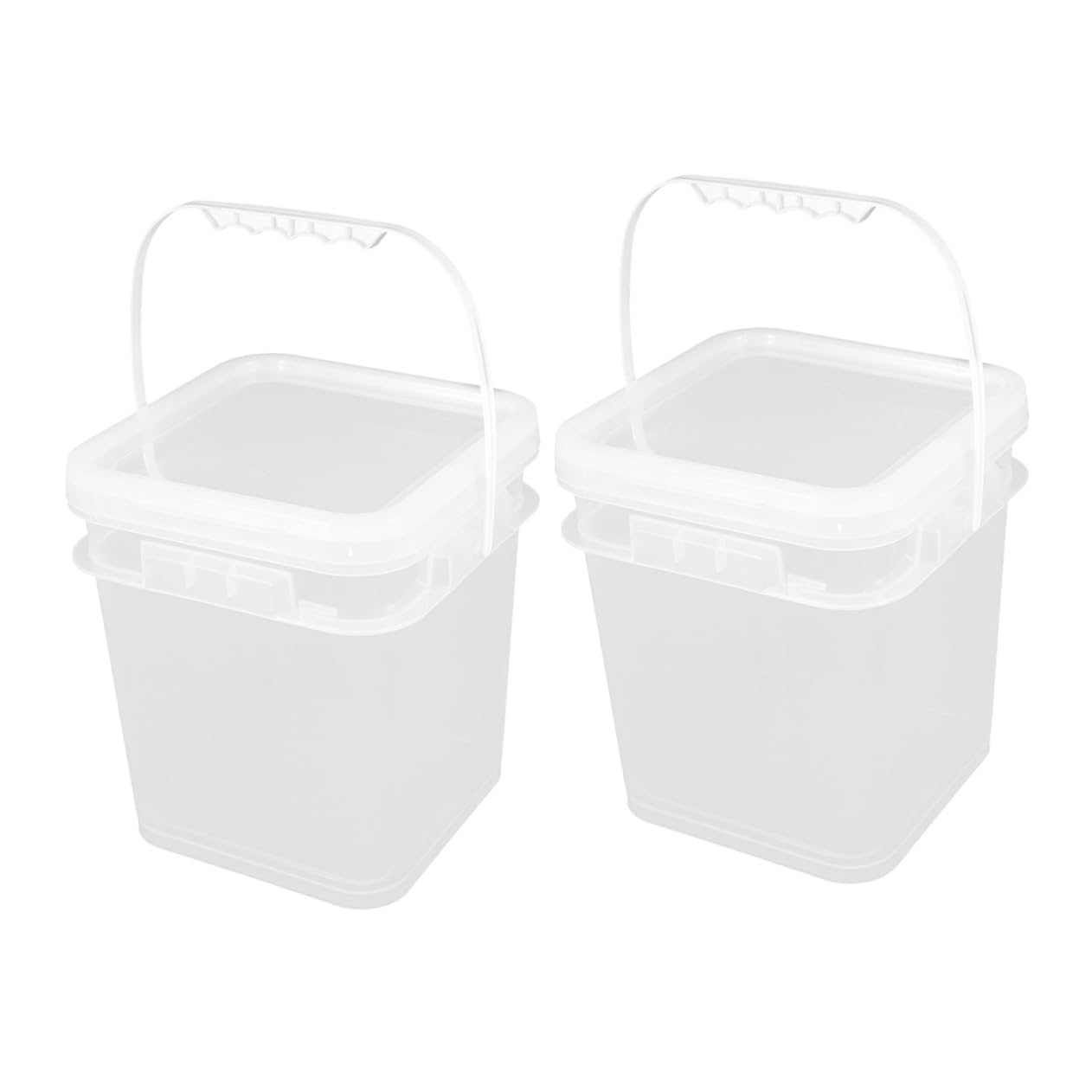 Cabilock 3 Juegos Bote De Pintura Balde De Plástico para Pintar. Barril De Plástico para Pintar. Cubo De Almacenamiento De Pintura Cubeta para Mezclar Colores Cubo De Arte Abs 2 Piezas * 3