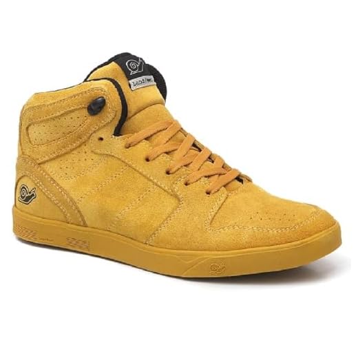 Tênis Skate IICasual Original Cano Alto Embarcadero II Lifestyle (Amarelo, BR, Adulto, Numérico, 40)