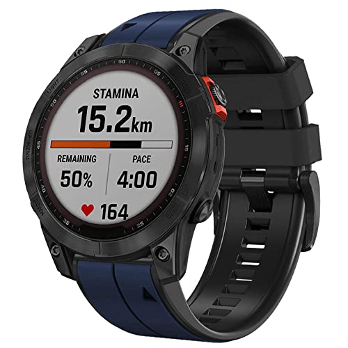 Correa de silicona para reloj Garmin Fenix 8 y otros modelos miniatura 1