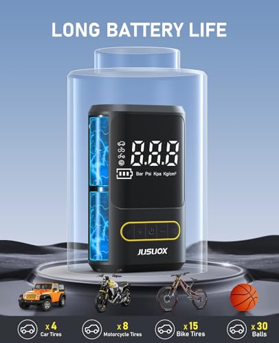 JUSUOX Cordless Tire Inflator 150PSI