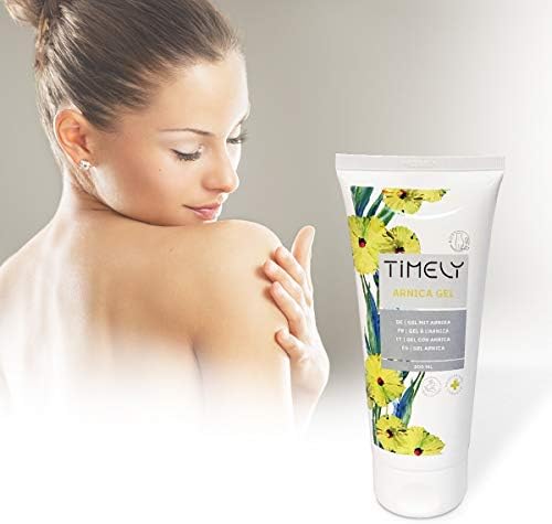 TiMELY Arnica gel 200 ml, hydration, nourishment, reduces redness and swelling, eliminates bruises