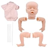【ARTESANÍAS DE BRICOLAJE 】Diferentes artistas harán bebés con diferentes apariencias, manualidades de bricolaje muy interesantes. Puede hacer bricolaje y hacer a mano este renacimiento del kit de silicona renacido, su propia muñeca renacida única en su preferencia. La muñeca terminada en la imagen es solo para su referencia.