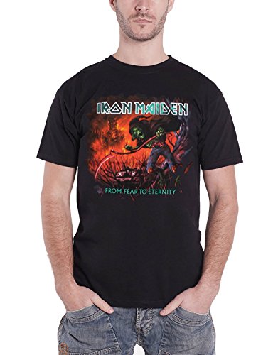 T-shirt Iron Maiden Homme Fear to Eternity noir en coton