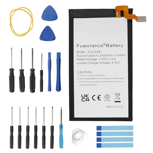 Fuworance 3500mAh 3.85V TLP035B1 Batterie de Remplacement Compatible avec Blackberry Key2 Key 2 Two BBF100-1 BBF100-2 Téléphone Mobile Rechargeable Batterie...